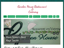 Tablet Screenshot of gardenhousemoncton.com